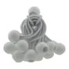 Green/brown heavy duty tarpaulin 8m x 12m with 20 x 4″ bungee balls (white) kit
