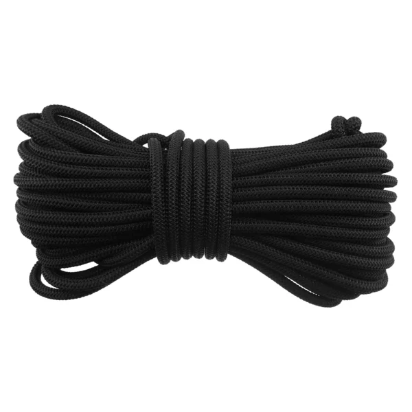 Green/brown heavy duty tarpaulin 8m x 12m with 10m of 6mm bungee rope & 10 tarp clips (screw type) kit