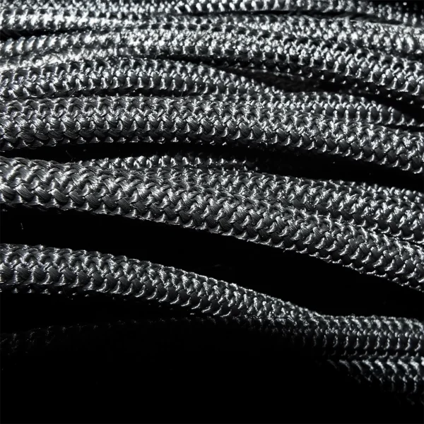 Grey heavy duty tarpaulin 8m x 12m with 10m of 6mm bungee rope & 10 tarp clips (screw type) kit