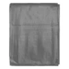 Grey heavy duty tarpaulin 8m x 12m with 10m of 6mm bungee rope & 10 tarp clips (screw type) kit