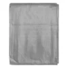 Silver extra heavy duty tarpaulin 8m x 10m with 10m of 6mm bungee rope & 10 tarp clips (screw type) kit
