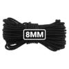 Clear extra heavy duty tarpaulin 5m x 5m with 10m of 8mm bungee rope kit