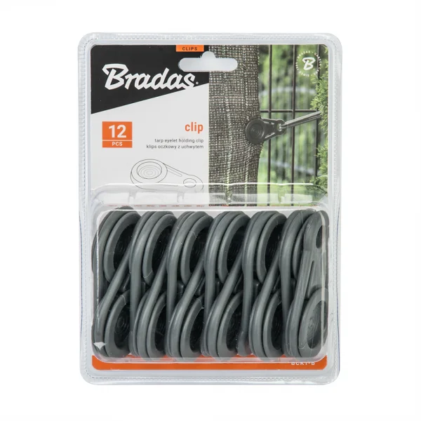 Heavy duty round type tarpaulin clips – reusable plastic tarp fasteners