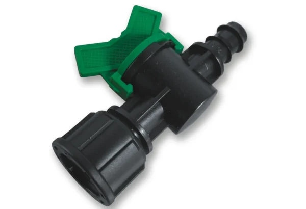 In line valve for 1/2 inch irrigation pipe with 3/4 inch bspf thread – micro irrigation mainline pipe uk