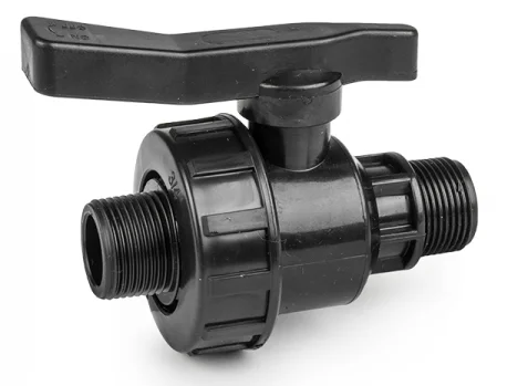 Full flow single union ball valve pp 1"bspm – heavy duty pipe & hose fitting uk