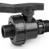 Full flow single union ball valve pp 3/4"bspm – heavy duty pipe & hose fitting uk