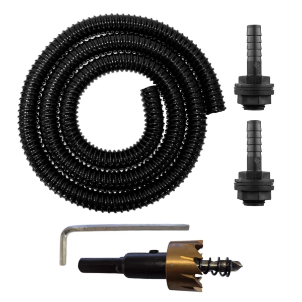 1/2 inch water butt linking kit and drill bit, 4m – rainwater harvesting kit uk