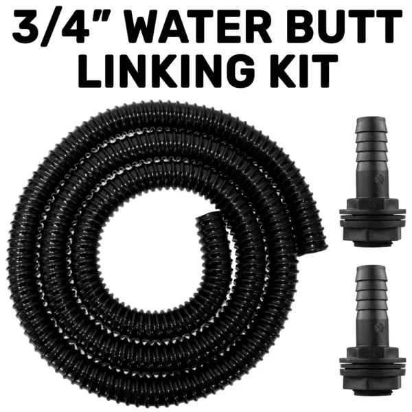 3/4 inch water butt linking kit with drill bit, 4m – rainwater harvesting kit uk