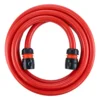 Water hose red set 12. 5mm pipe 50m (black connectors) – complete garden hose connection set uk
