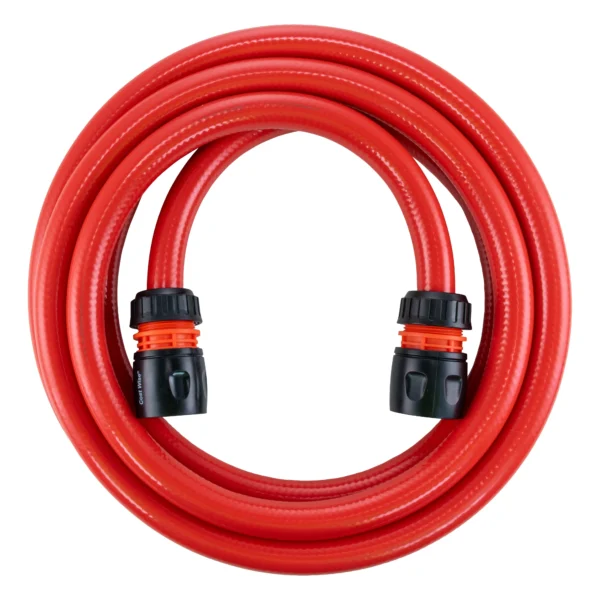 Water hose red set 12. 5mm pipe 50m (black connectors) – complete garden hose connection set uk