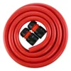 Water hose red set 12. 5mm pipe 50m (black connectors) – complete garden hose connection set uk