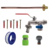 Double lever tap basic connection kit – home diy accessory uk
