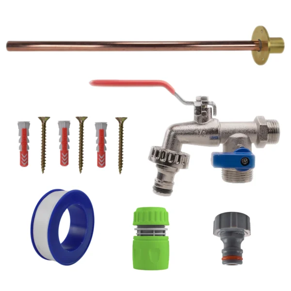 Double lever tap basic connection kit – home diy accessory uk
