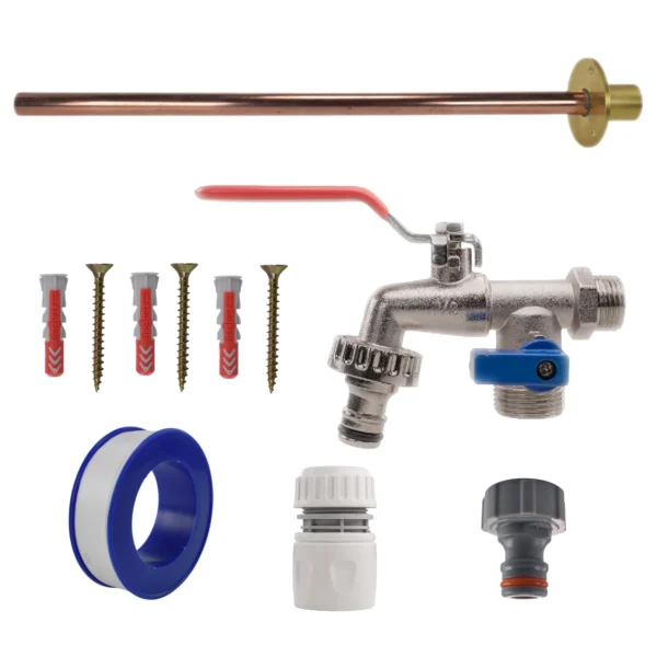 Double lever tap basic connection kit – home diy accessory uk