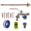 Double lever tap basic connection kit – home diy accessory uk