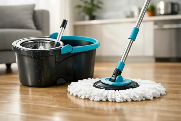Spin mop review for faster floor cleaning