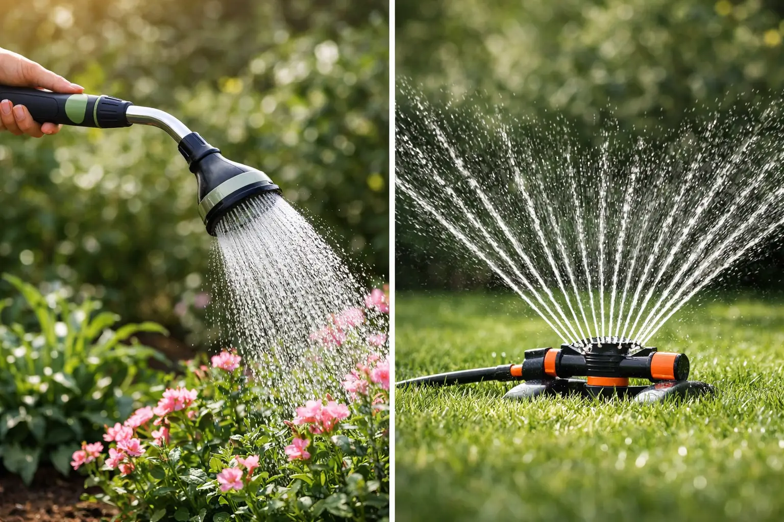 Watering wand vs sprinkler: which suits you?