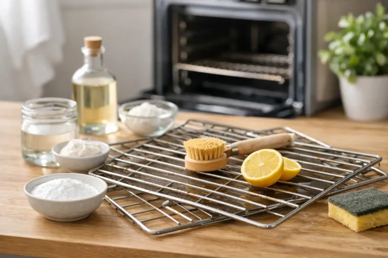 How to clean oven racks naturally at home