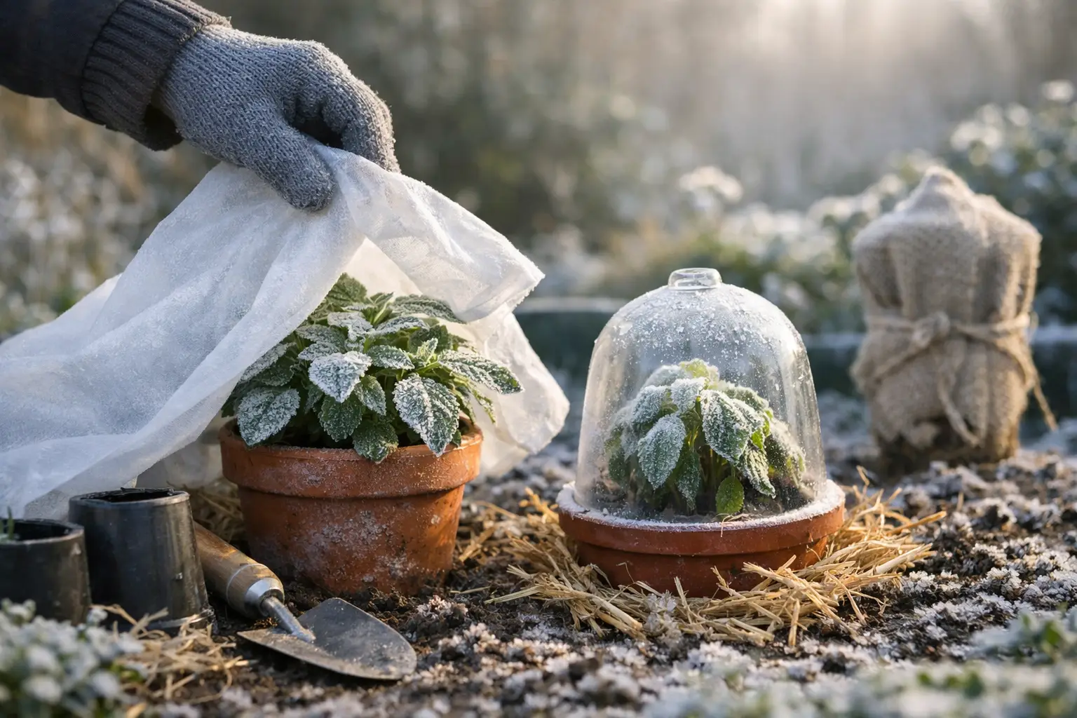 How to protect plants from frost: uk steps