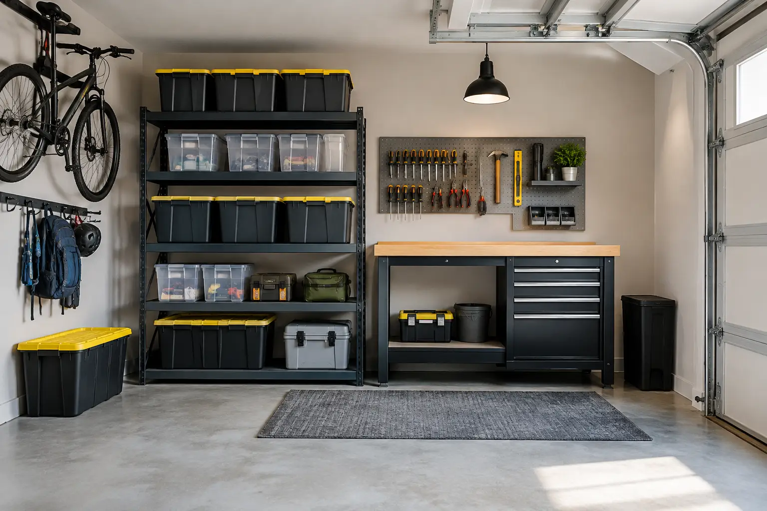 A garage organisation example that works 1 A garage organisation example that works