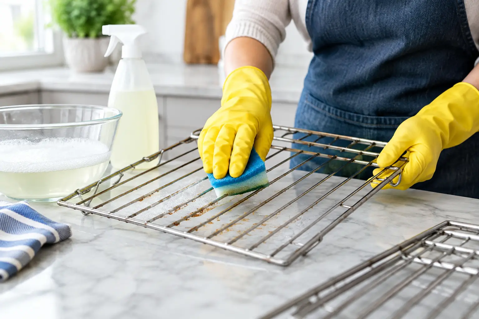 How to clean oven racks without the elbow grease