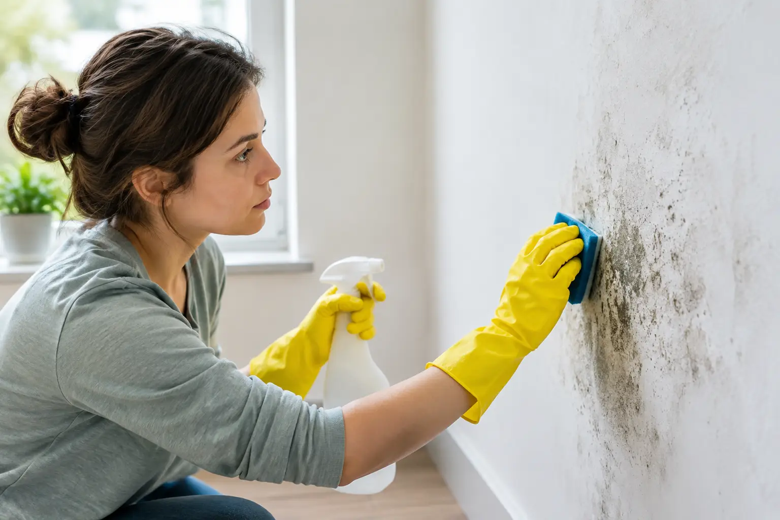 How to remove mould safely in your home